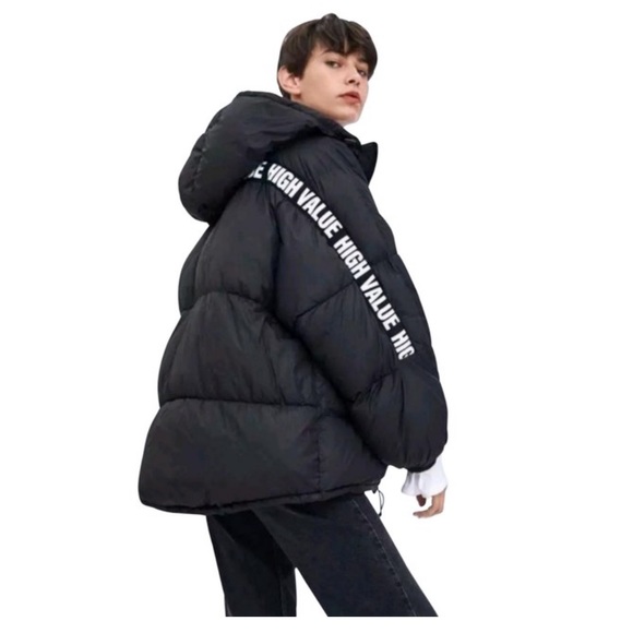 zara high value puffer